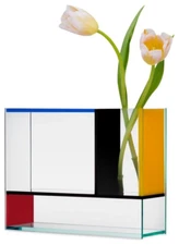 NEW, MoMA "MONDRI VASE" acrylic