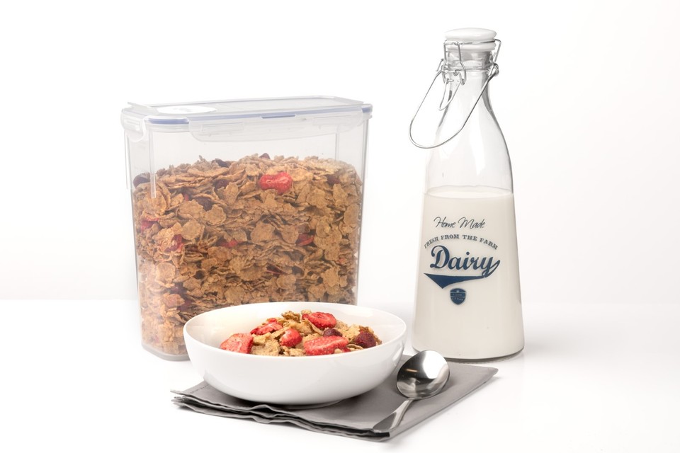 LocknLock Classic Slimline Cereal Container Kitchen Food Storage Box