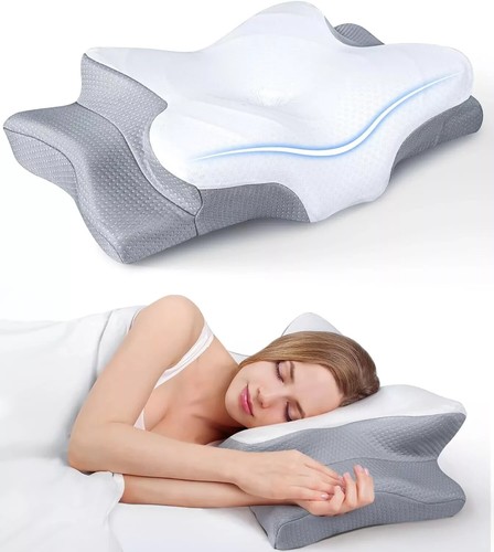 Cozyplayer Ultra Pain Relief Cooling Adjustable Cervical Pillow for Neck Support