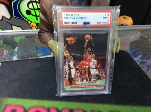 1992-93 Fleer Ultra MICHAEL JORDAN #27 PSA 9 Graded Card Chicago Bulls