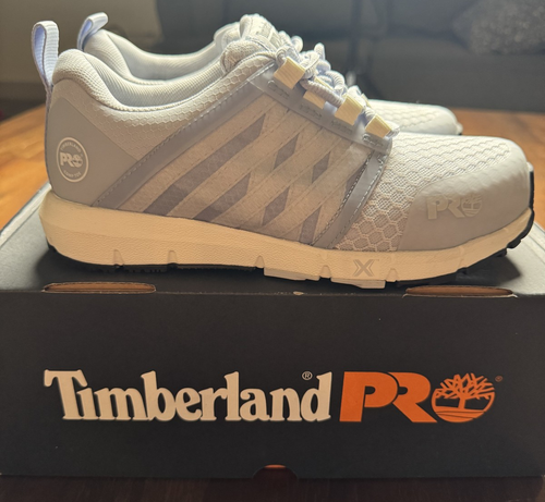 Timberland PRO Radius Shoes Womens Size 5.5M Gray Composite Safety Toe Work - Picture 6 of 14