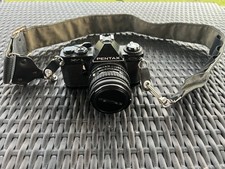 PENTAX MV1 SLR 35mm Film Camera Black w/ SMC PENTAX-M 50mm 1:2 Lens Japan