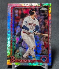 Triston Casas 2025 Topps Chrome Logofractor Edition Card #192 Boston Red Sox