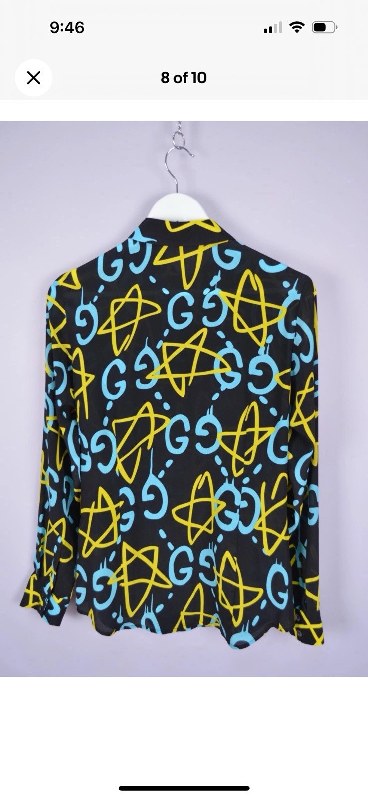 Gucci Ghost Blouse M - image 3