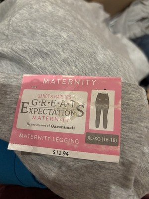 Great Expectations Maternity Gray Leggings 16/18