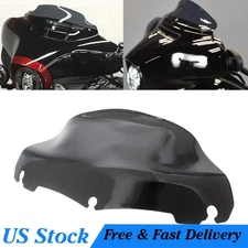Fit For Harley Touring Electra Street Glide 14-up Black 9" Windshield Windscreen