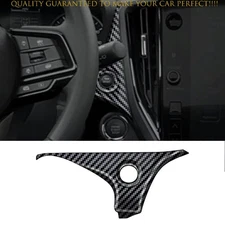 For Subaru Forester 2025 Carbon Fiber One Click Start Button Decoration Box 1PCS