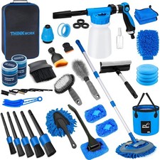 Car Wash Kit With Foam Gun Complete Car Detailing Kit 40 Pcs Car Wash Kit With Foam Gun Complete Car Detailing Kit 40 Pcs