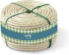 Natural Sisal Rope DIY Hemp Rope for Cat Scratching Post Replacement