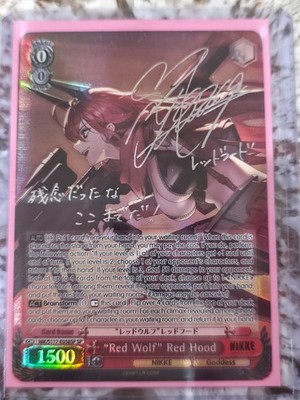 Weiss Schwarz NIKKE ''Red Wolf'' Red Hood SP English