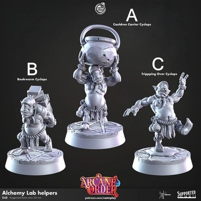 Alchemie Labor Helfer Miniatur