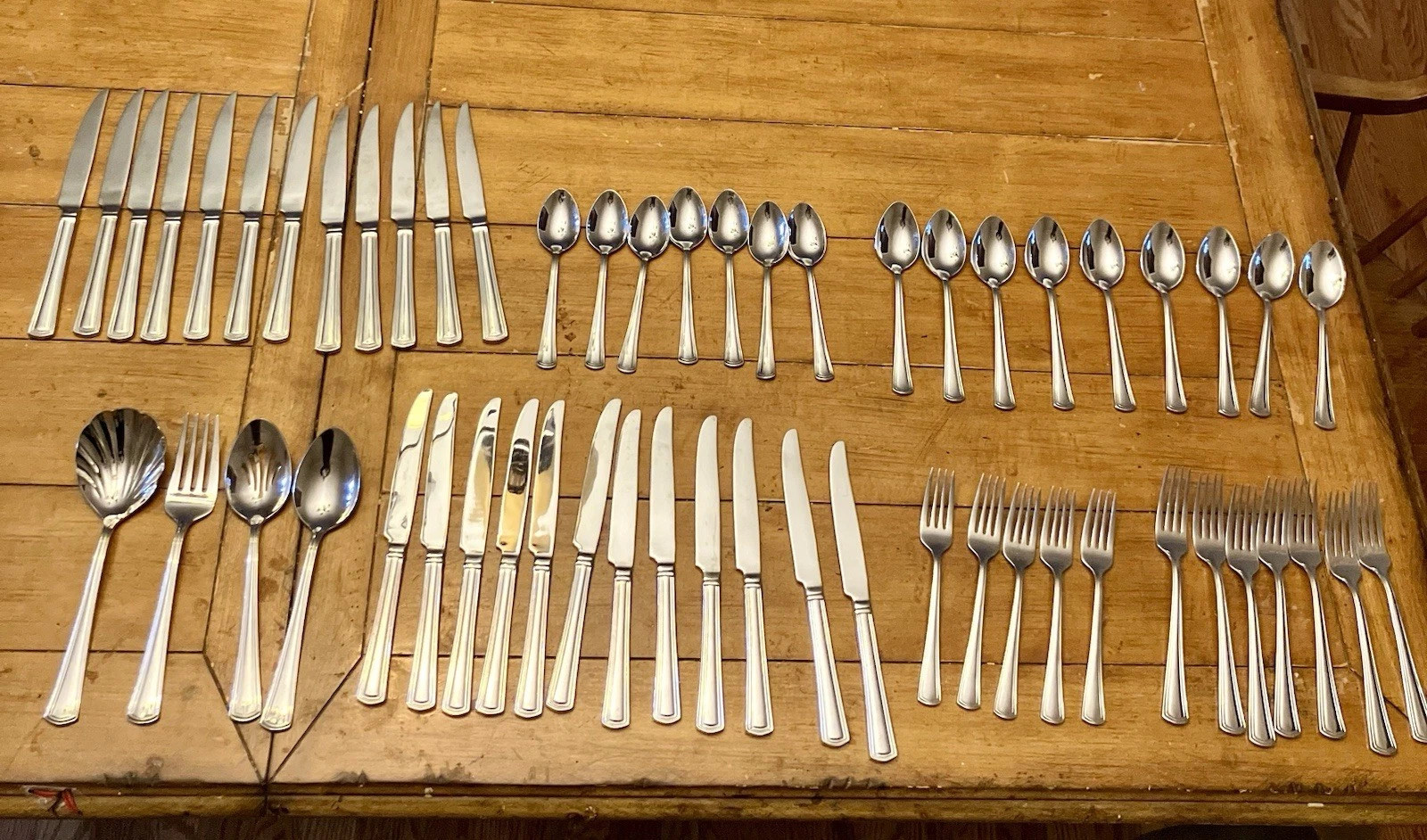 Reed & Barton PALLADIAN Stainless Flatware CHOOSE Fork Knife Spoon Serving Set