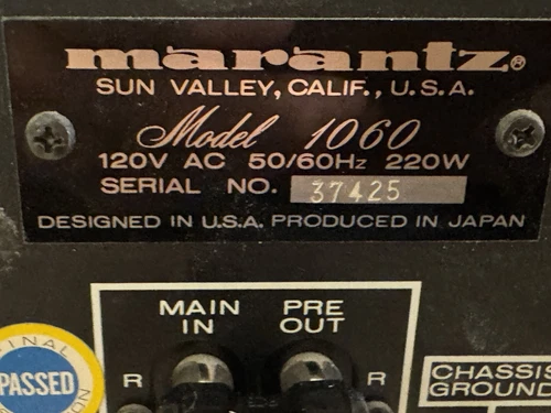 Marantz Vintage Receiver 1060