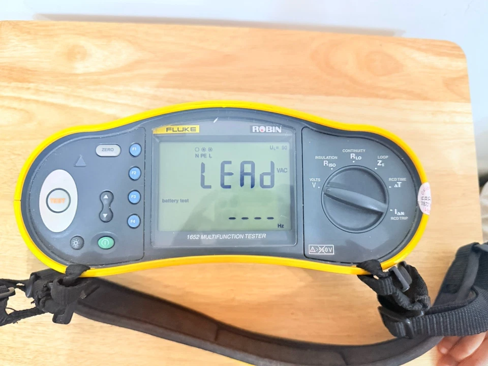 Fluke 1652 Multifunction Tester MFT Full Kit Leads Case - Image 3 of 4