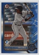 2022 Bowman 1st Edition Blue Foil 34/150 Ian Lewis #BPPF-96 0xh3