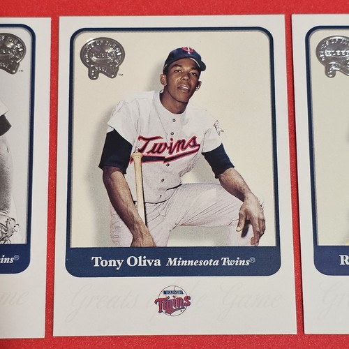 2001 Fleer MLB Greats of the Game Minnesota Twins Team Set #s 11 35 112 - 3 Pcs - Picture 3 of 10
