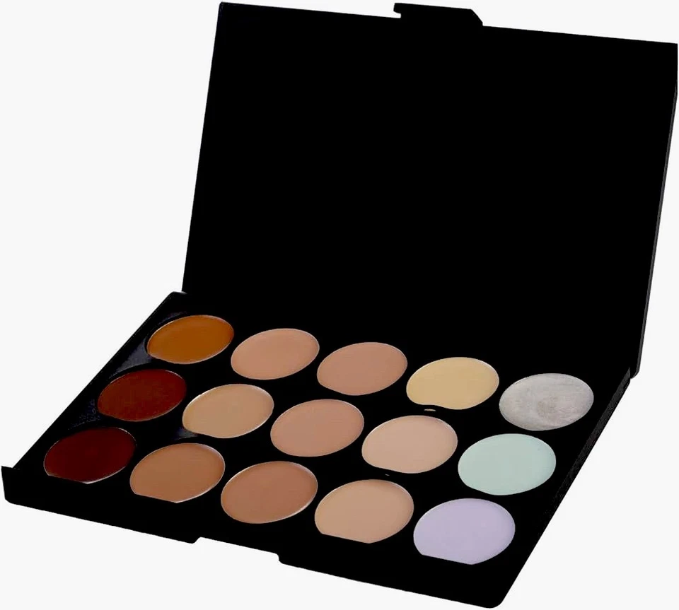 Paleta compacta corrector de 15 tonos Coastal Scents Eclipse - neutralizante PL-026 Foto 3 de 3