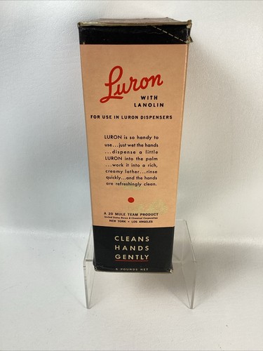 Vintage NEU NOS Luron mit Lanolin pulverisierte Handseife - 5 Pfund - Bild 2 von 7