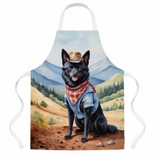 Tablier de bienvenue cowboy Caroline's Treasures Schipperke DAC5974APRON