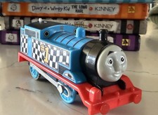 Thomas Train Trackmaster Racing Checkered Flag 1 Engine 2013 1186 Motorized