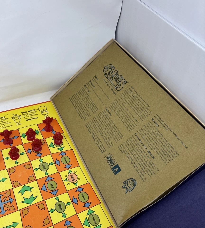SMESS The Ninny's Chess Board Game 1970 VINTAGE Parker Brothers Complete! - Image 3 of 4