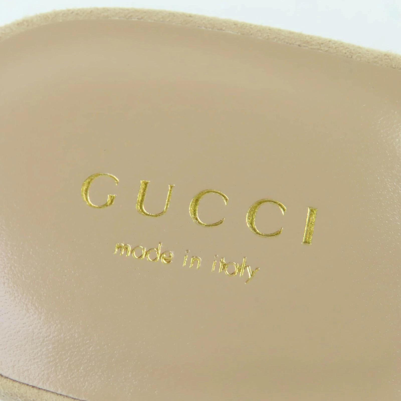 GUCCI Interlocking G suede leather slide sandals mule mint green 36 storage bag thumbnail 10