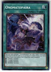 Onomatopaira (Secret Rare) RA04-EN089 Quarter Century Stampede 1st Edition