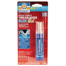 PERMATEX 0.35 Oz. Blue Medium Strength Gel Threadlocker 24010 PERMATEX 24010