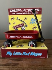 RADIO FLYER The Original Little Red Wagon NEW In Box 7" Miniature Model 901 1998