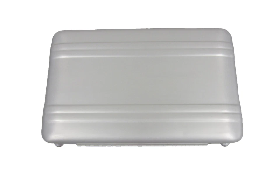 Zero Halliburton Aluminum Attache 13x20x6.5 Business Cases - Brushed Silver - Image 3 of 4