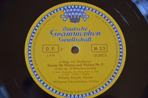 Wolfgang Schneiderha BPO Paul van Kempen Beethoven Violinkonzert LP DGG LPM - Bild 4 von 7