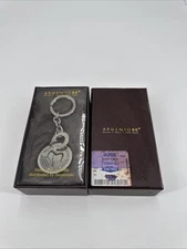 Argento SC Swarovski Keychain With Crystals Sagittarius Design New In Box