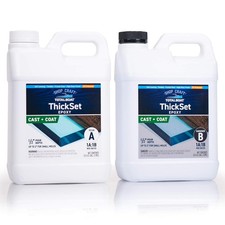 TotalBoat Thickset Deep Pour Epoxy Resin Kit Gallon Crystal Clear