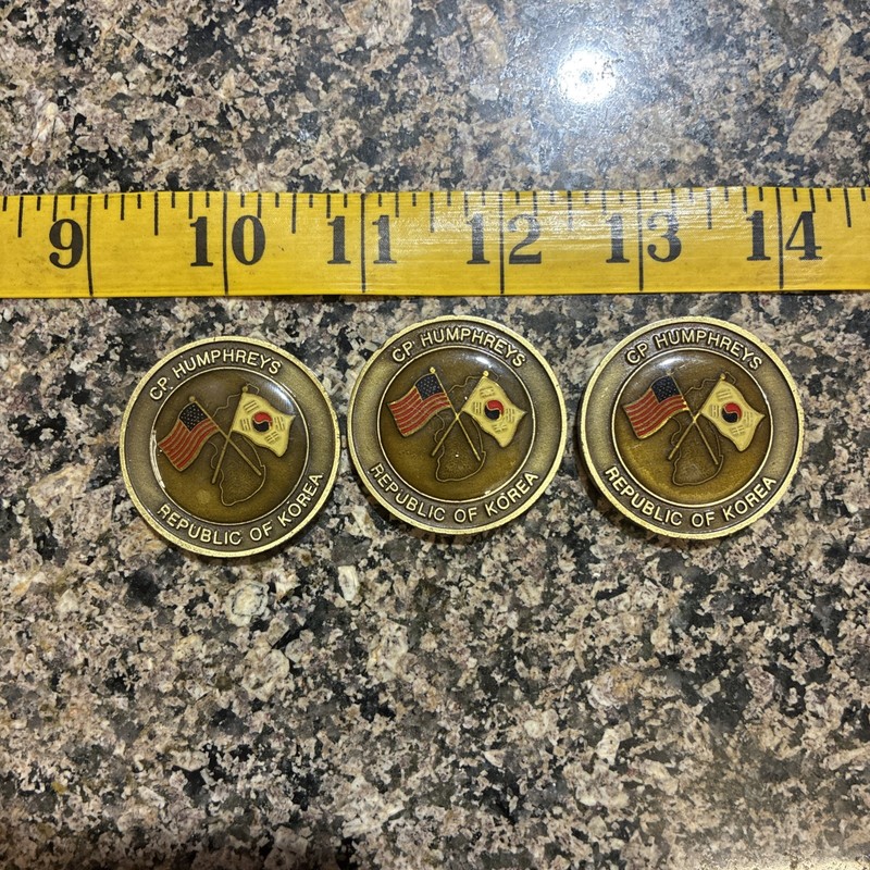 Cp. Humphreys Republic Of Korea  Coin(x3)