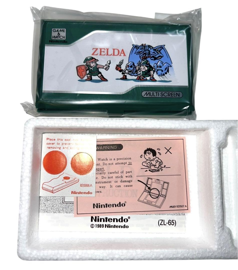 デッドストック　未使用　ゲームウォッチ　北米版 ゼルダ　マルチスクリーン Zelda (Multi Screen) (Game & Watch, 1989) for sale online | eBay
