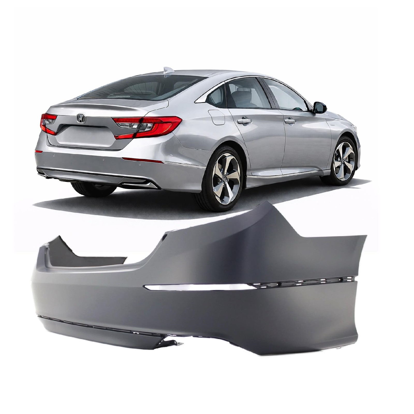Compatible with Honda Accord 2018–2022 Rear Bumper Cover
