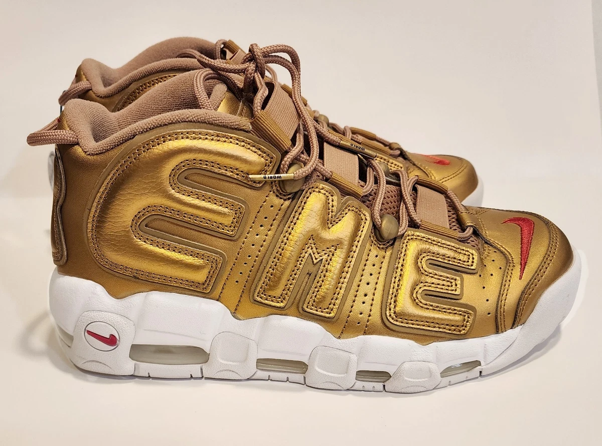 Las mejores ofertas en Nike Supreme x Air More Uptempo Metallic