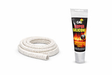Clearview Pioneer 400 Stove Fire Door Rope Seal Kit Including Adhesive P40CPO40