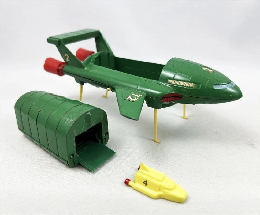 Thunderbirds - Dinky Toys Ref.101 - TB2 & TB4 Diecast (1ère Version) occasion - Photo 2/4