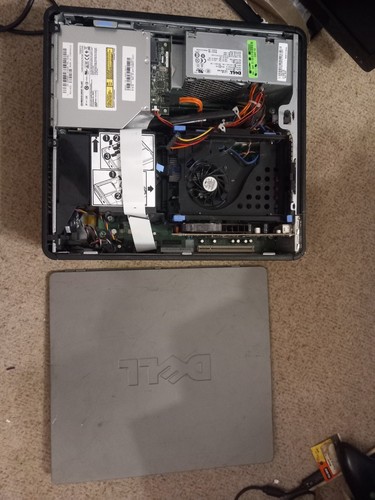 Dell Optiplex 745 pc computer desktop small .. Power Up.. No Hard Drive - Picture 2 of 23