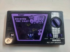 Rare Vintage Wind-up Tomy Pocket Arcade Game Recover The Loot Tested Japan