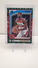 2024-25 Panini Donruss - Rated Rookie Alexandre Sarr #215 Holo Green Laser (RC)