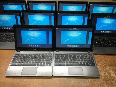 10x - Linux Fedora 41 Acer Laptops 11.6'' Intel 1.40GHz 2955U 2GB DDR3 16GB SSD