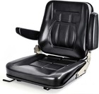 Universal Forklift Seat 45°-180° Adjustable Backrest & Armrests Anti-fatigue — photo 1