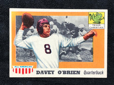 1955 TOPPS ALL AMERICAN FOOTBALL CARD DAVEY O'BRIEN #34 VG