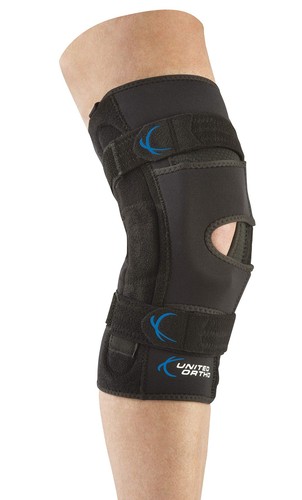300082-01 Patella Stabilizer Hinged Knee Support Brace-Left, X Small, Black