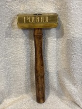 VINTAGE 1960's University of Purdue Boilermakers 12 Inch BRONZE HEAD Hammer RARE