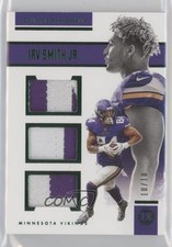 2019 Panini Encased Rookie Triple Memorabilia Emerald 10/10 Irv Smith Jr 1ar1