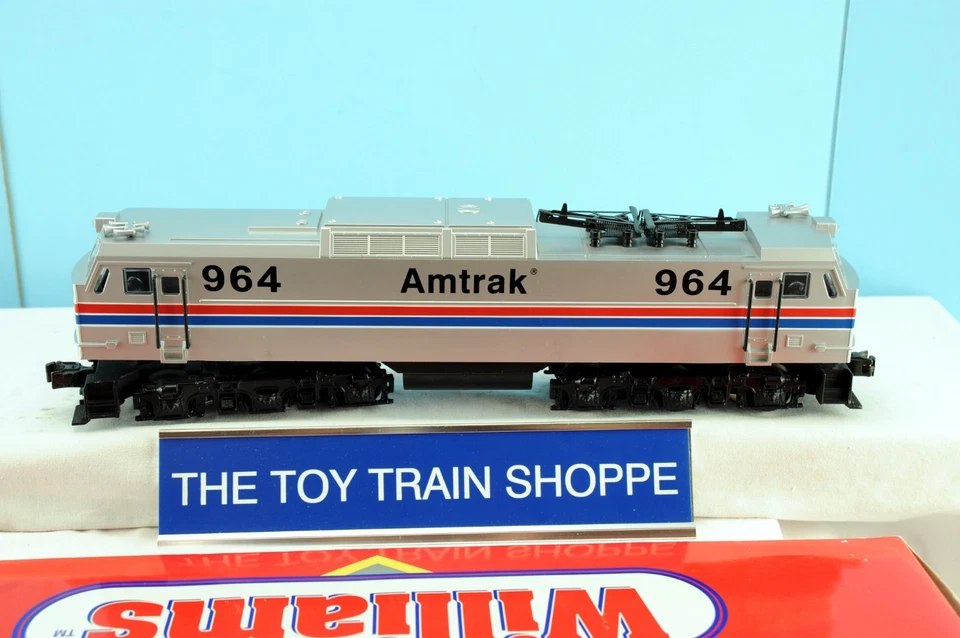 WILLIAMS E60-504 AMTRAK E60 ELECTRIC ENGINE W TRUE BLAST II HORN. TESTED. LN IB. - Image 4 of 4