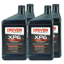 Driven Racing Oil 01006, XP6 Racing Oil, Synthetic 15W-50, 4 Quarts